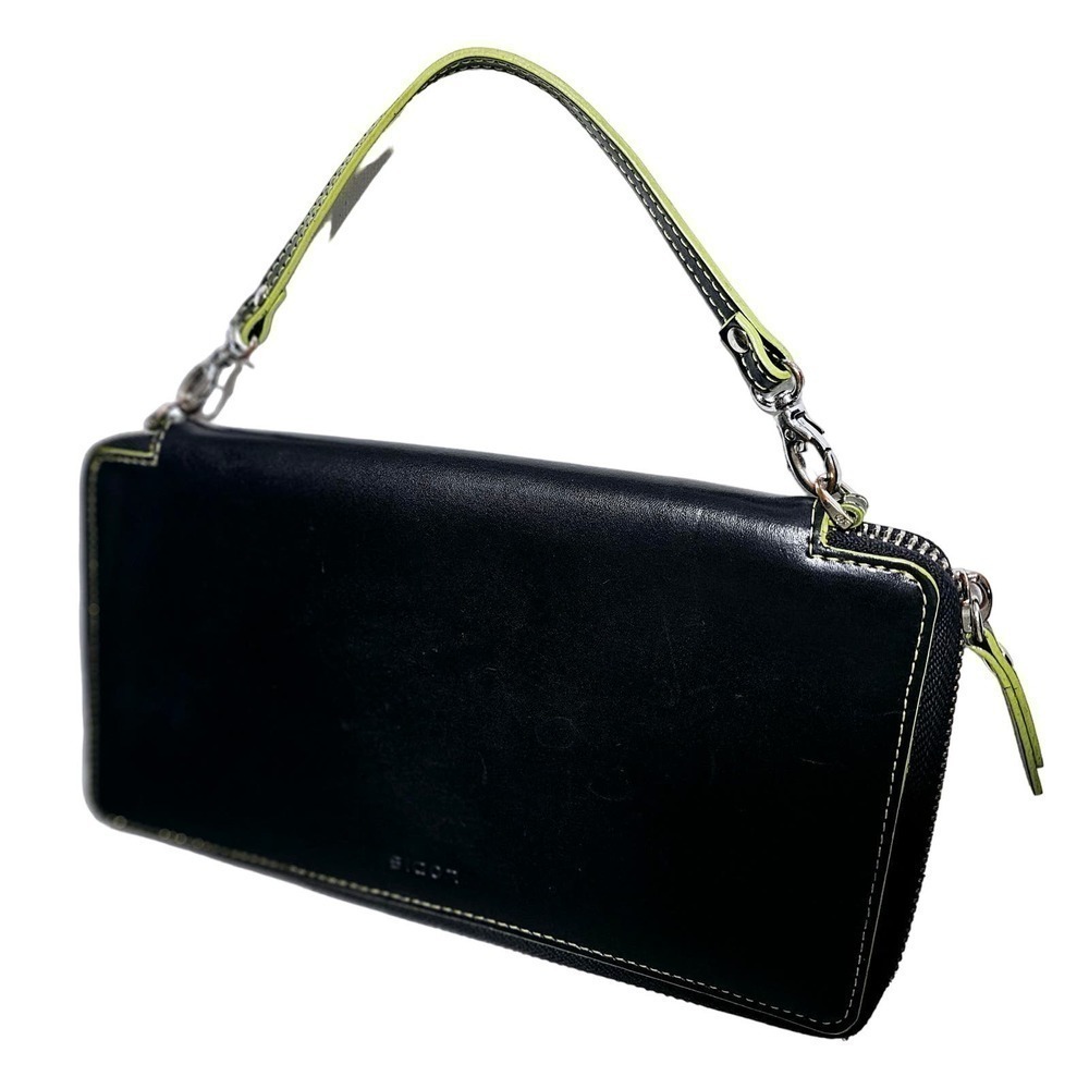 LODIS black leather‎ Clutch Long wallet. Travel.
